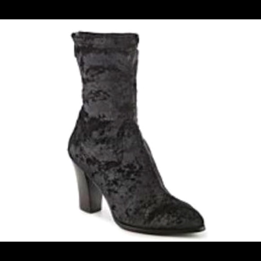 Velvet Black Boots